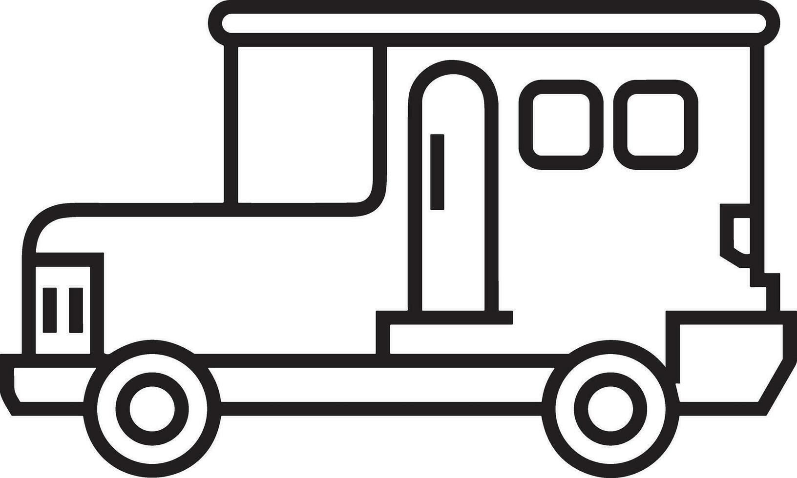 Bus Transport Symbol Symbol Vektor Bild. Illustration von das Silhouette Bus Transport Öffentlichkeit Reise Design Bild