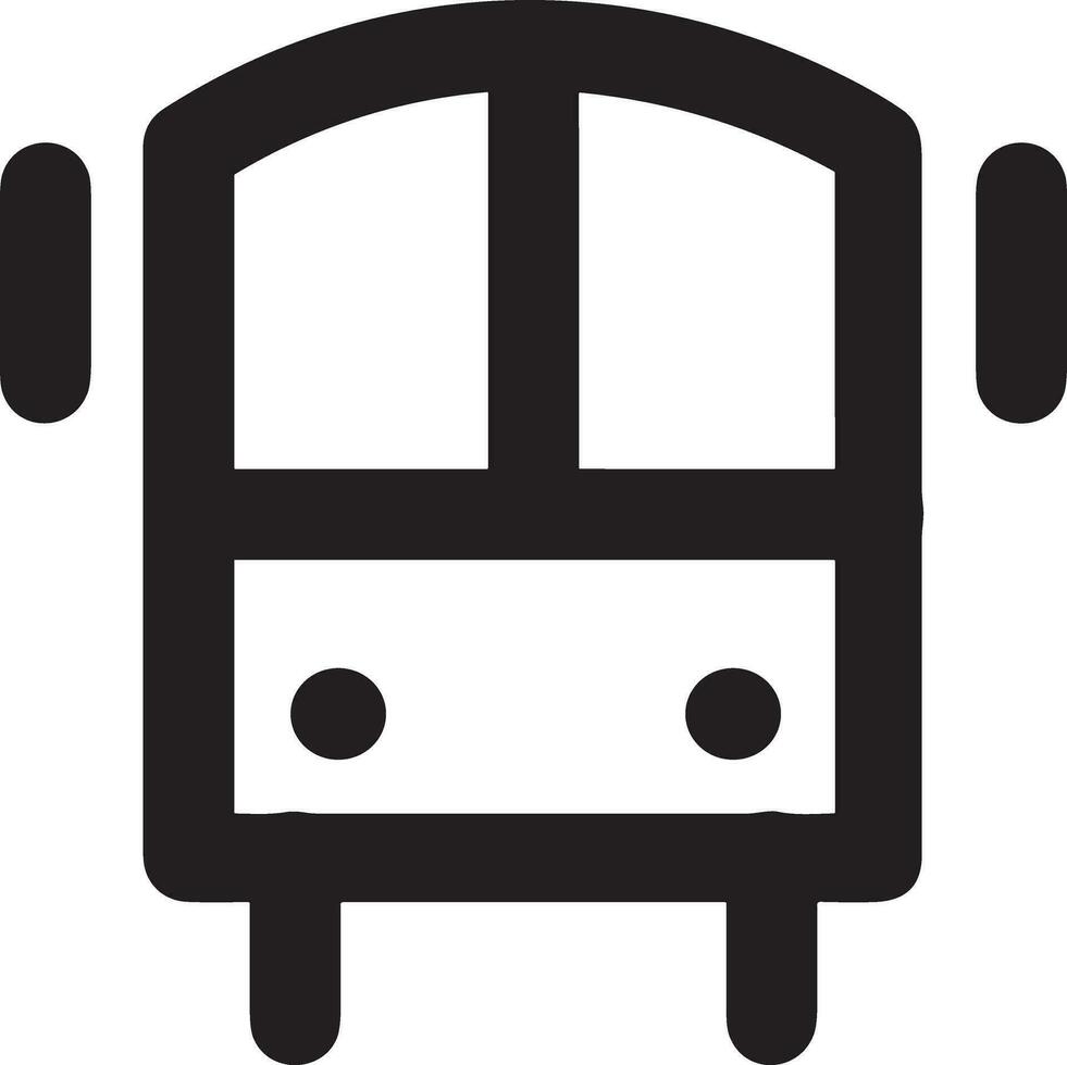 buss transport symbol ikon vektor bild. illustration av de silhuett buss transport offentlig resa design bild