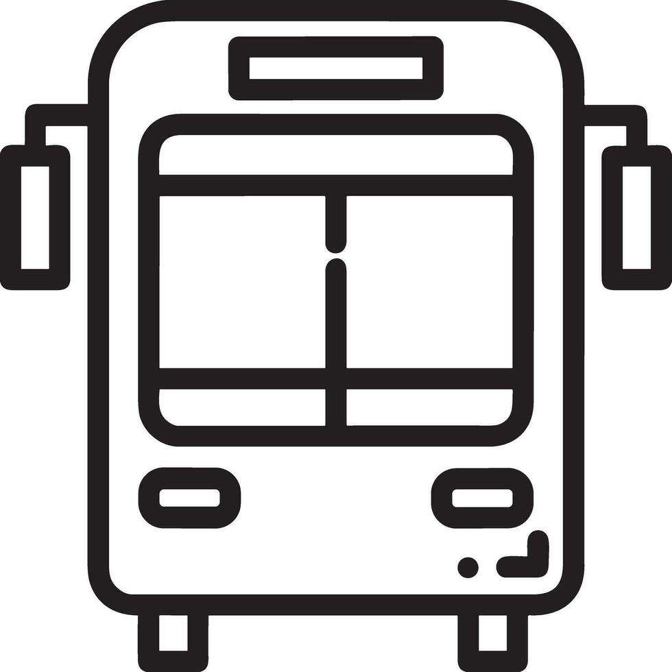 Bus Transport Symbol Symbol Vektor Bild. Illustration von das Silhouette Bus Transport Öffentlichkeit Reise Design Bild