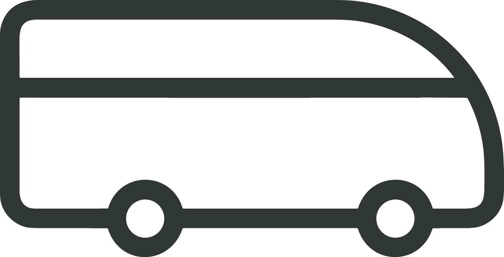 Bus Transport Symbol Symbol Vektor Bild. Illustration von das Silhouette Bus Transport Öffentlichkeit Reise Design Bild