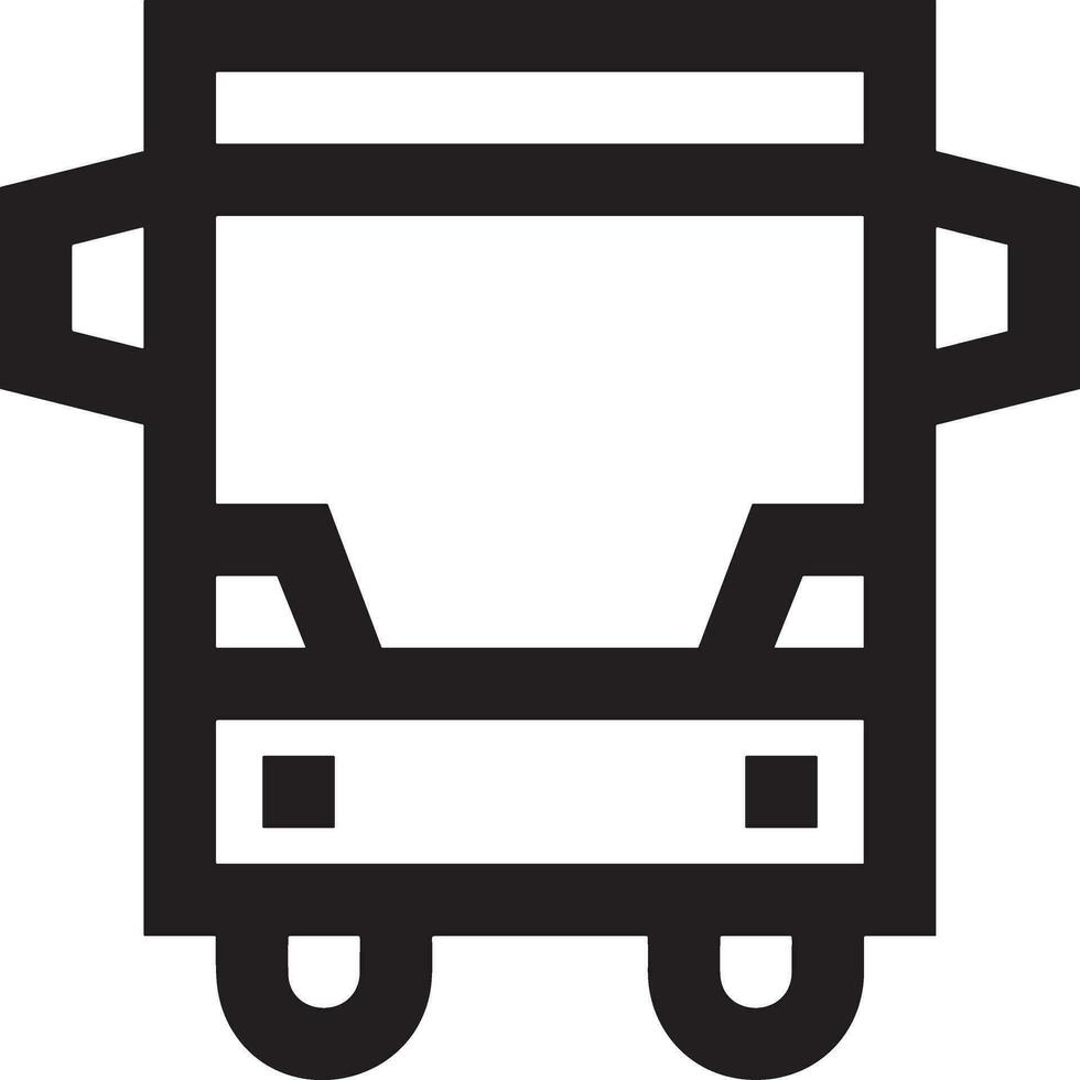 Bus Transport Symbol Symbol Vektor Bild. Illustration von das Silhouette Bus Transport Öffentlichkeit Reise Design Bild