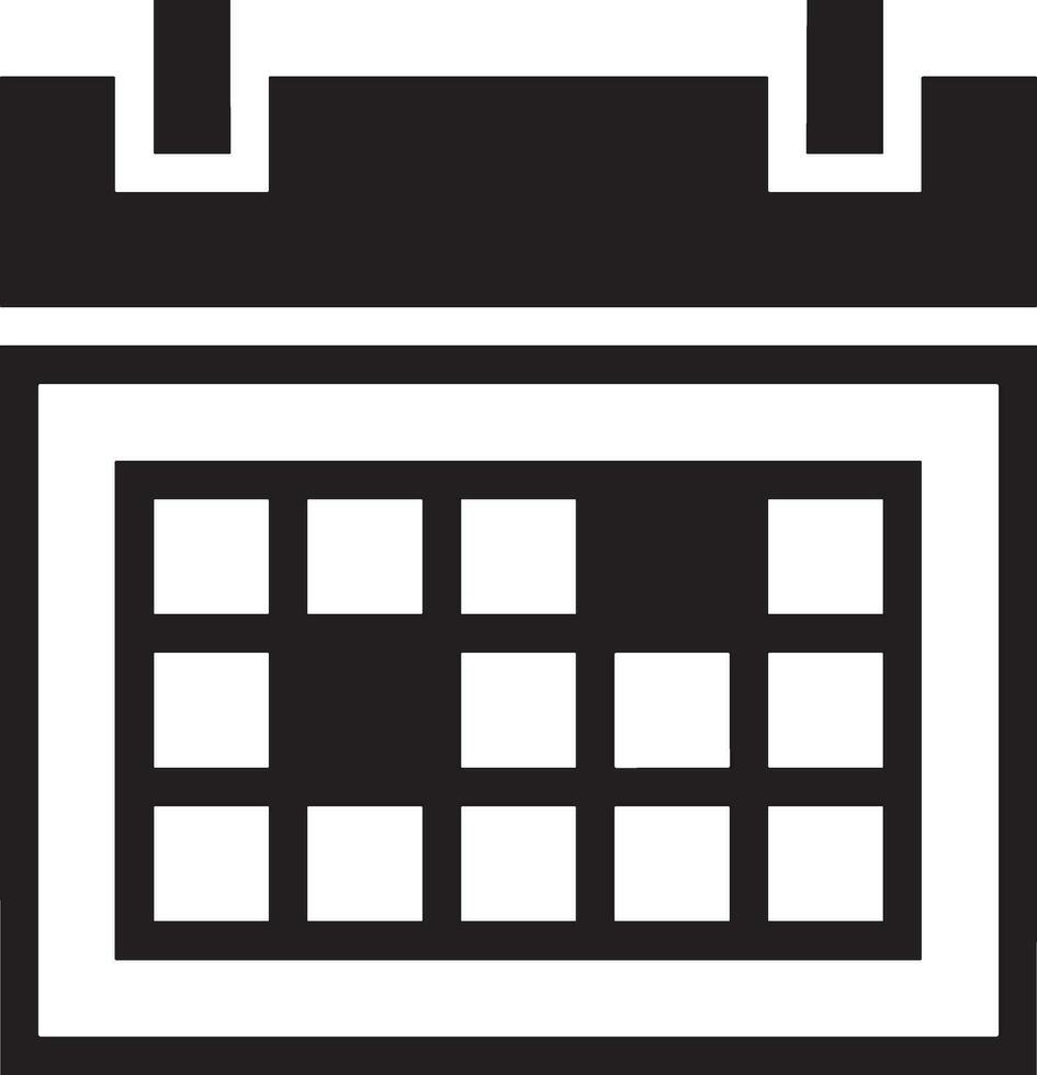 kalender schema ikon symbol vektor bild. illustration av de modern utnämning påminnelse dagordning symbol grafisk design bild