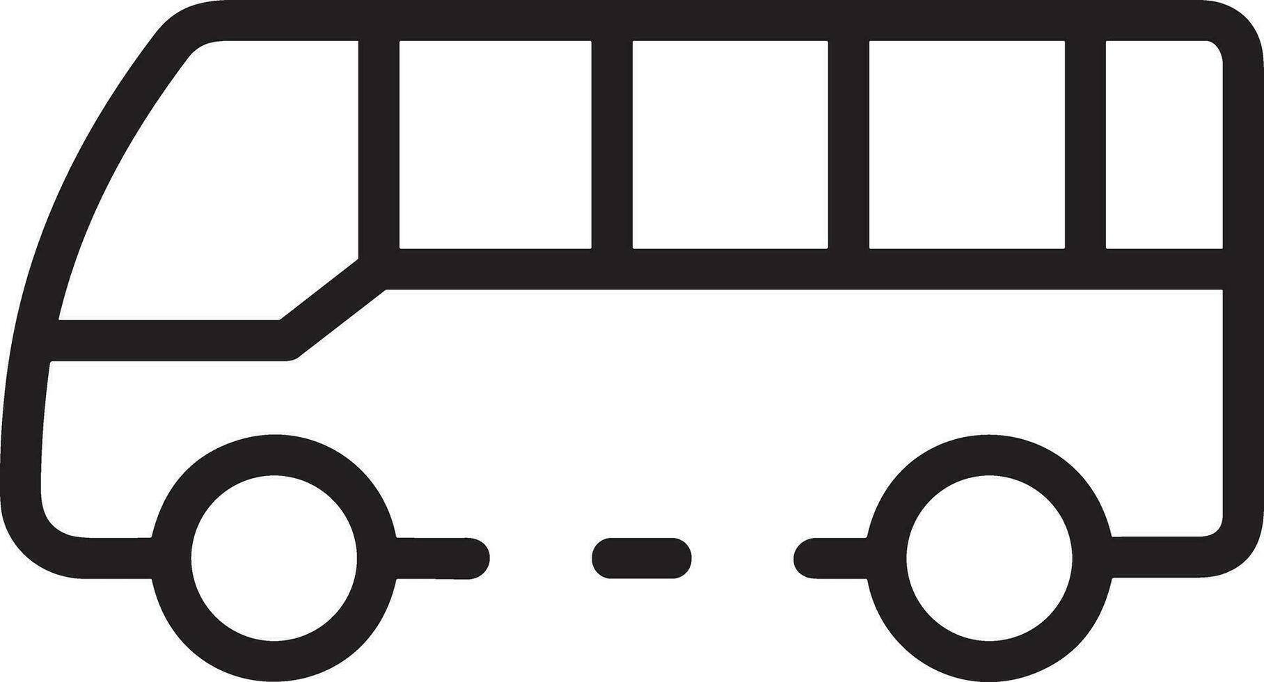 buss transport symbol ikon vektor bild. illustration av de silhuett buss transport offentlig resa design bild