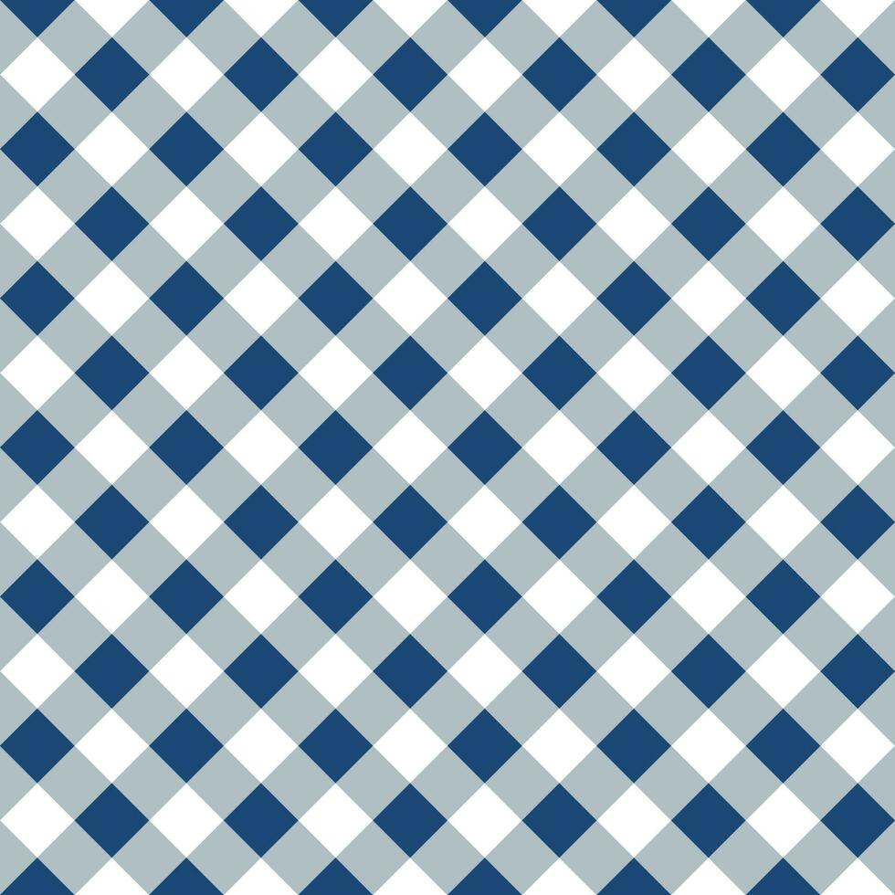 Marine Blau Plaid Muster Hintergrund. Plaid Muster Hintergrund. Plaid Hintergrund. nahtlos Muster. zum Hintergrund, Dekoration, Geschenk Verpackung, Gingham Tischdecke. vektor