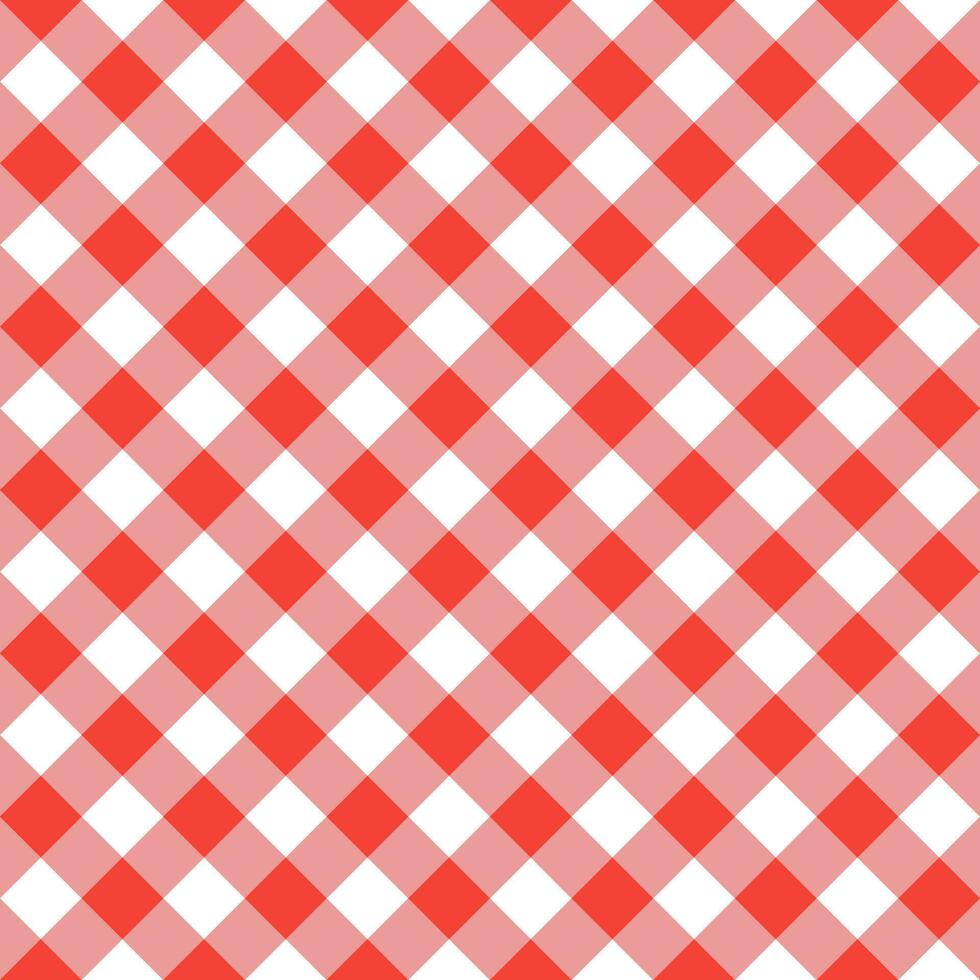 rot Plaid Muster Hintergrund. Plaid Muster Hintergrund. Plaid Hintergrund. nahtlos Muster. zum Hintergrund, Dekoration, Geschenk Verpackung, Gingham Tischdecke. vektor