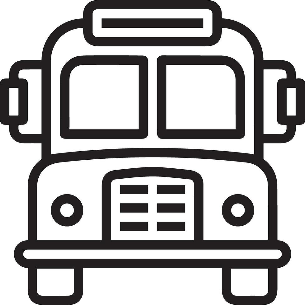 Bus Transport Symbol Symbol Vektor Bild. Illustration von das Silhouette Bus Transport Öffentlichkeit Reise Design Bild