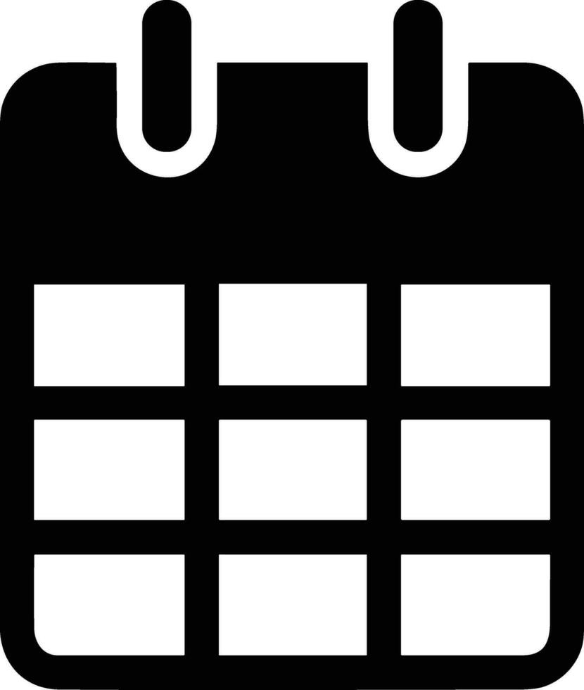 kalender schema ikon symbol vektor bild. illustration av de modern utnämning påminnelse dagordning symbol grafisk design bild