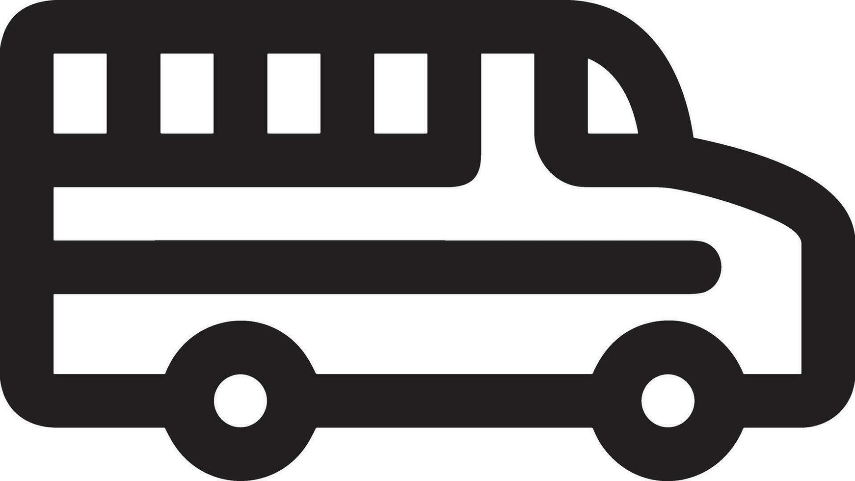 Bus Transport Symbol Symbol Vektor Bild. Illustration von das Silhouette Bus Transport Öffentlichkeit Reise Design Bild