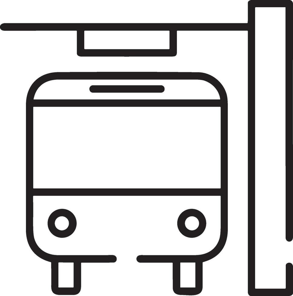 Bus Transport Symbol Symbol Vektor Bild. Illustration von das Silhouette Bus Transport Öffentlichkeit Reise Design Bild