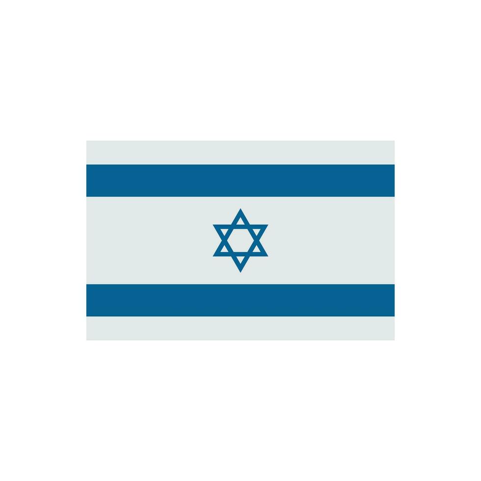 israelisch Flagge Symbol Vektor