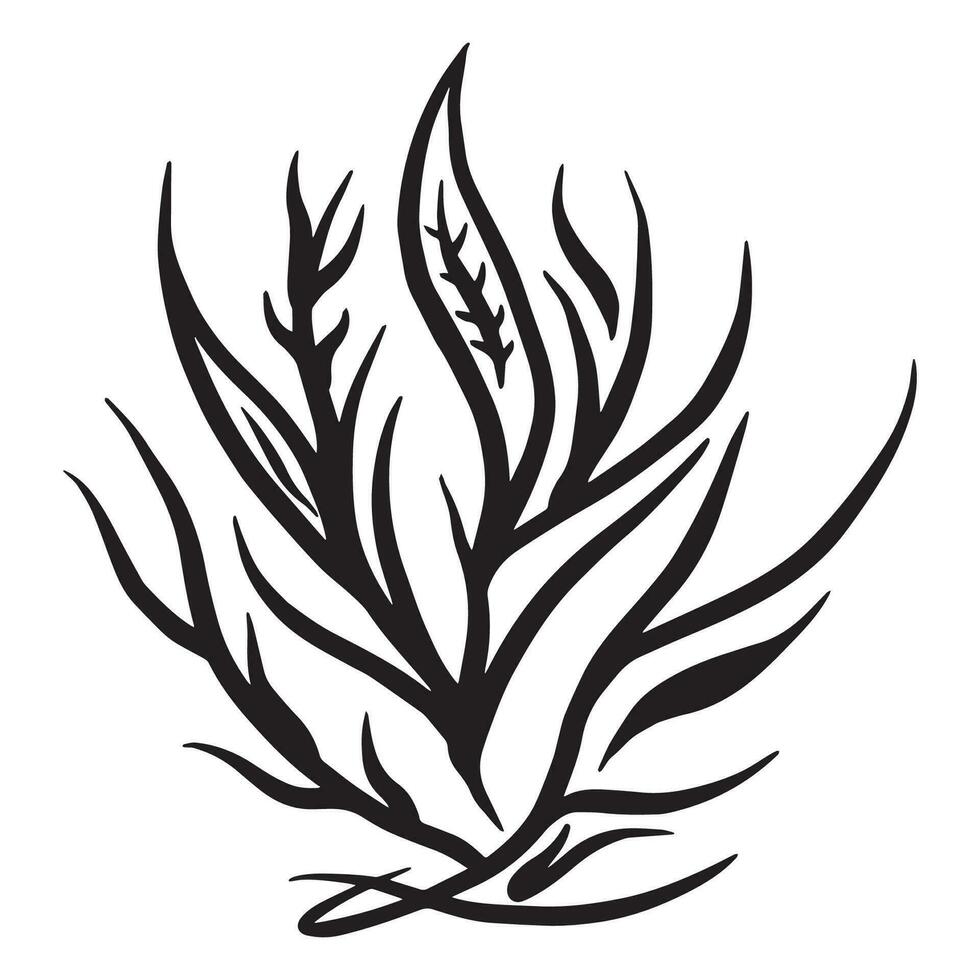 buske växt logotyp vektor