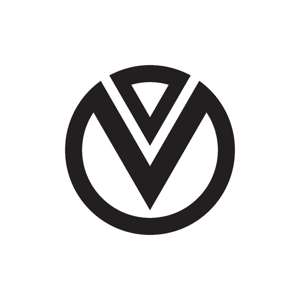 v-Buchstaben-Logo-Vorlagenvektor vektor