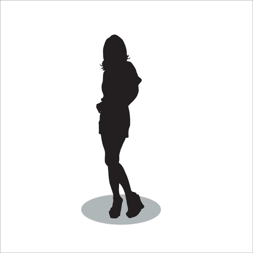 Frauen Silhouette Vektor