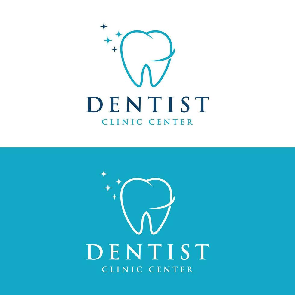 kreativ Dental abstrakt Logo Vorlage Design. Logo zum Zahnarzt, Klinik Center, Dental Pflege und Geschäft. vektor