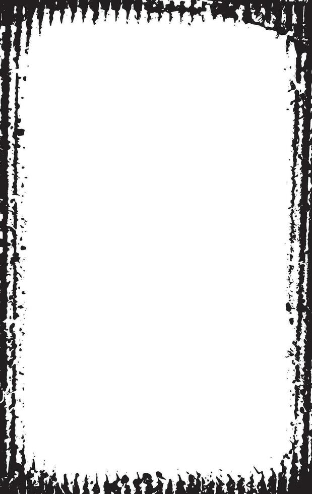 ein Weiß Platz Rahmen auf ein geknackt Wand, Grunge Grenze, Hintergründe texturiert fotografisch bewirken Vorlage vektor