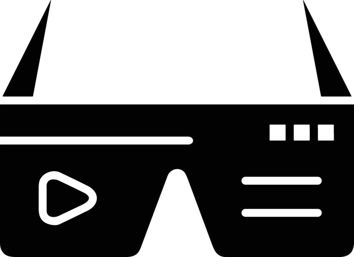 Brille optisch Symbol Symbol Bild Vektor. Illustration von Sonnenbrille Schutz Sehvermögen Grafik Design Bild vektor