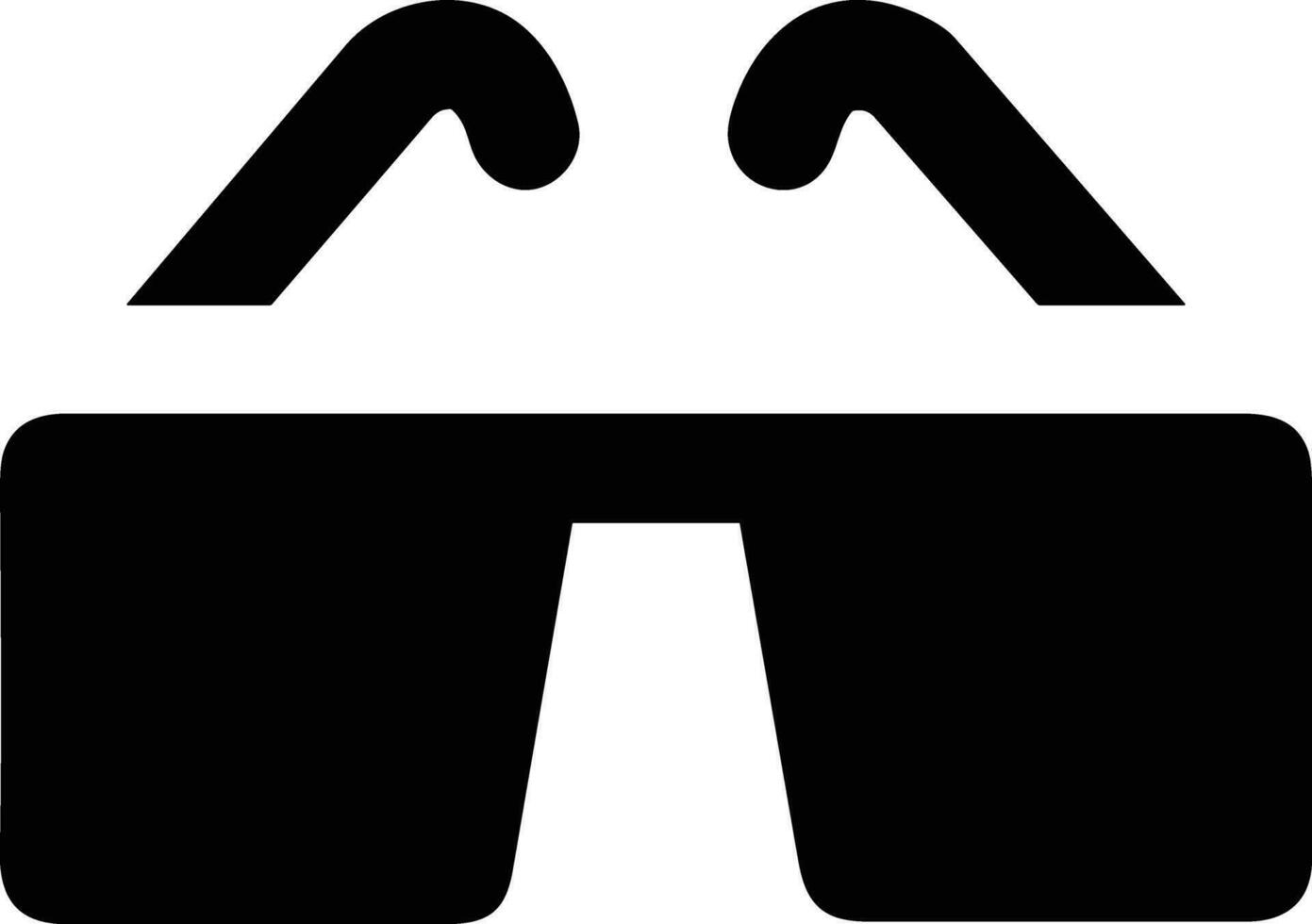 Brille optisch Symbol Symbol Bild Vektor. Illustration von Sonnenbrille Schutz Sehvermögen Grafik Design Bild vektor