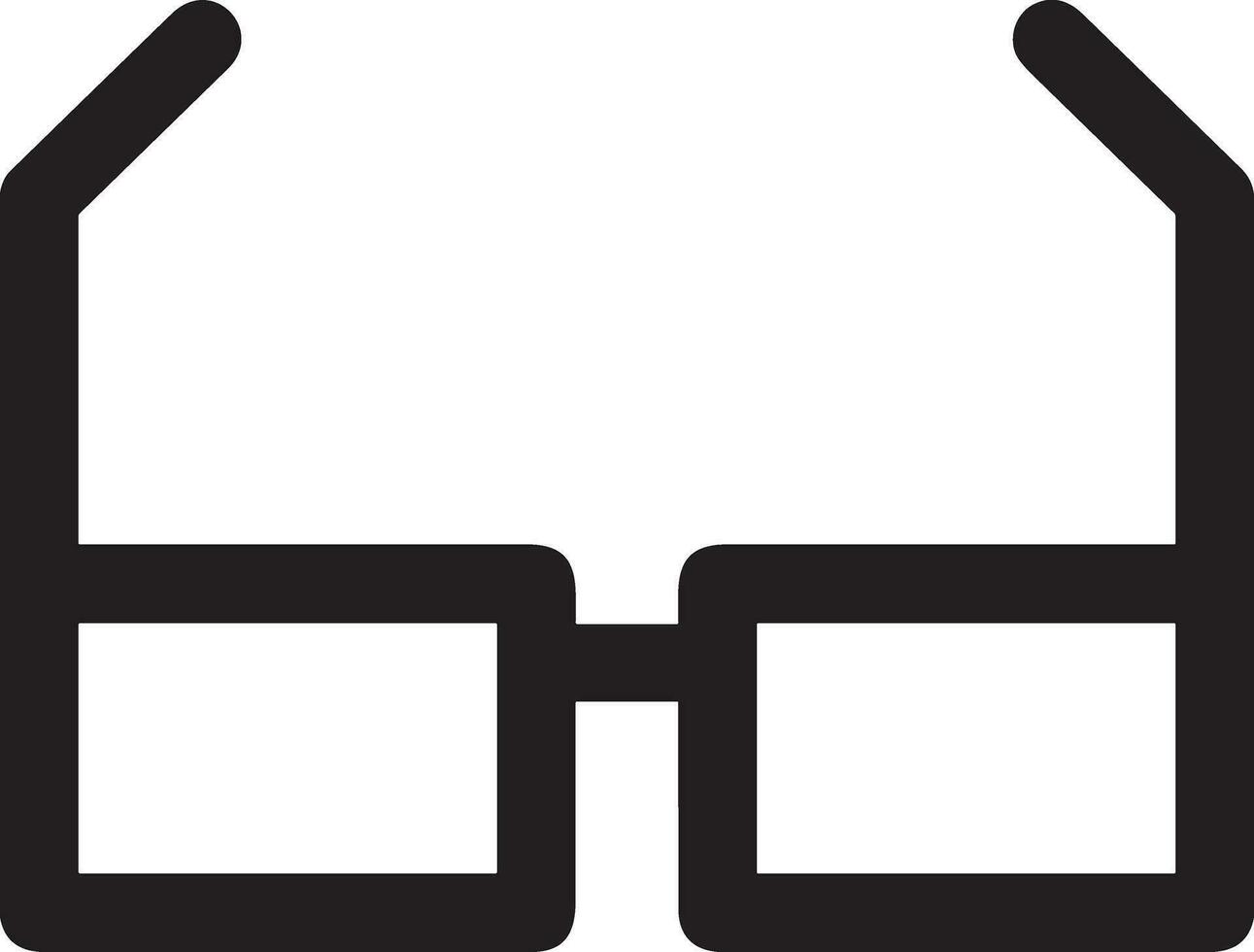 Brille optisch Symbol Symbol Bild Vektor. Illustration von Sonnenbrille Schutz Sehvermögen Grafik Design Bild vektor