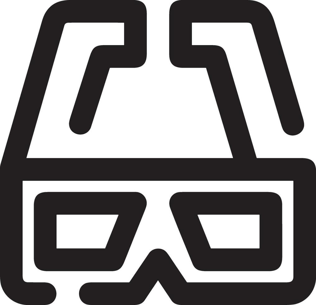 Brille optisch Symbol Symbol Bild Vektor. Illustration von Sonnenbrille Schutz Sehvermögen Grafik Design Bild vektor