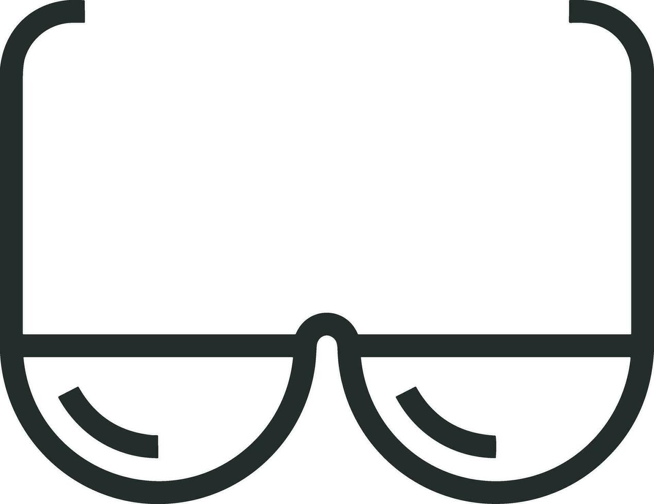 Brille optisch Symbol Symbol Bild Vektor. Illustration von Sonnenbrille Schutz Sehvermögen Grafik Design Bild vektor