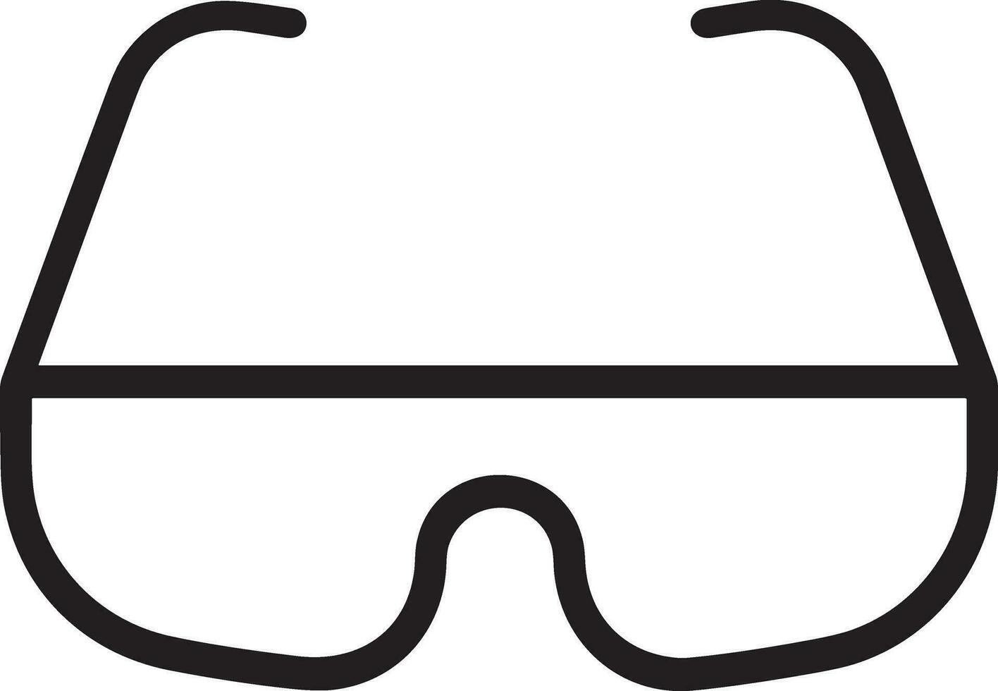 Brille optisch Symbol Symbol Bild Vektor. Illustration von Sonnenbrille Schutz Sehvermögen Grafik Design Bild vektor