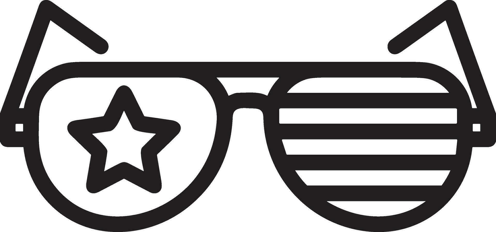 Brille optisch Symbol Symbol Bild Vektor. Illustration von Sonnenbrille Schutz Sehvermögen Grafik Design Bild vektor