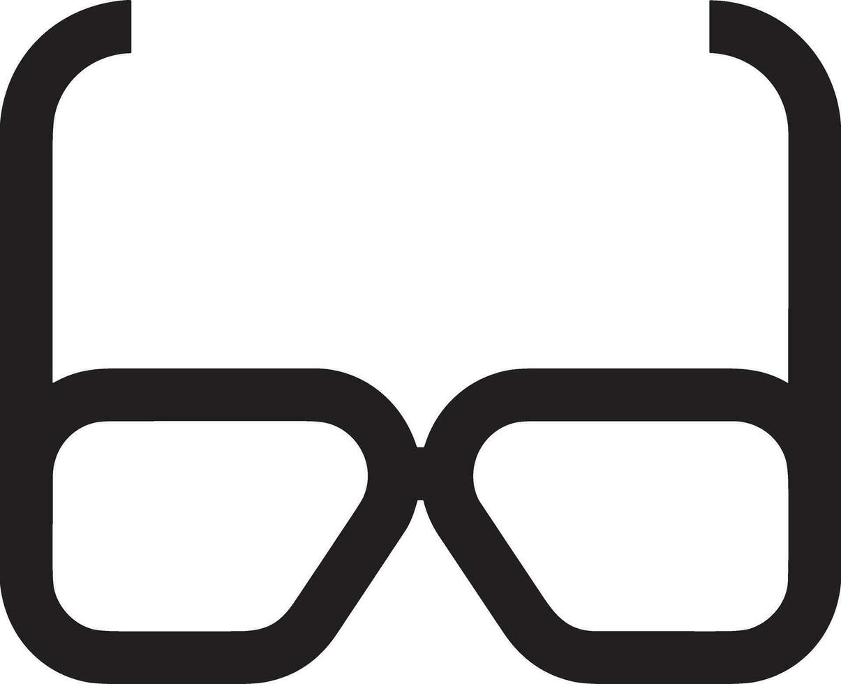 Brille optisch Symbol Symbol Bild Vektor. Illustration von Sonnenbrille Schutz Sehvermögen Grafik Design Bild vektor