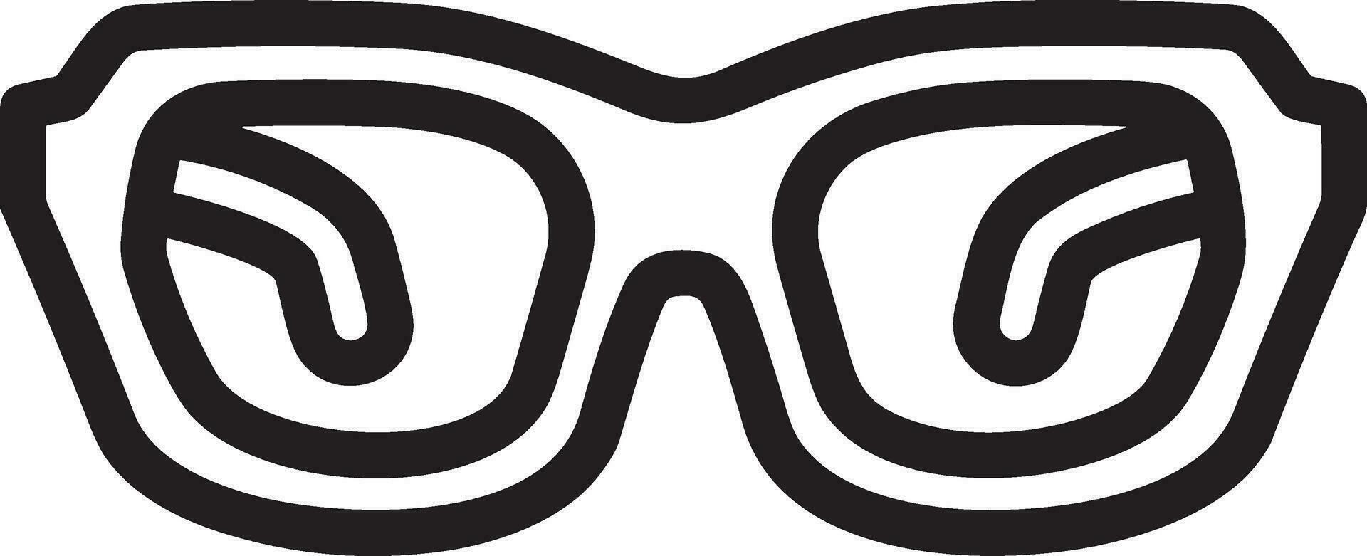 Brille optisch Symbol Symbol Bild Vektor. Illustration von Sonnenbrille Schutz Sehvermögen Grafik Design Bild vektor