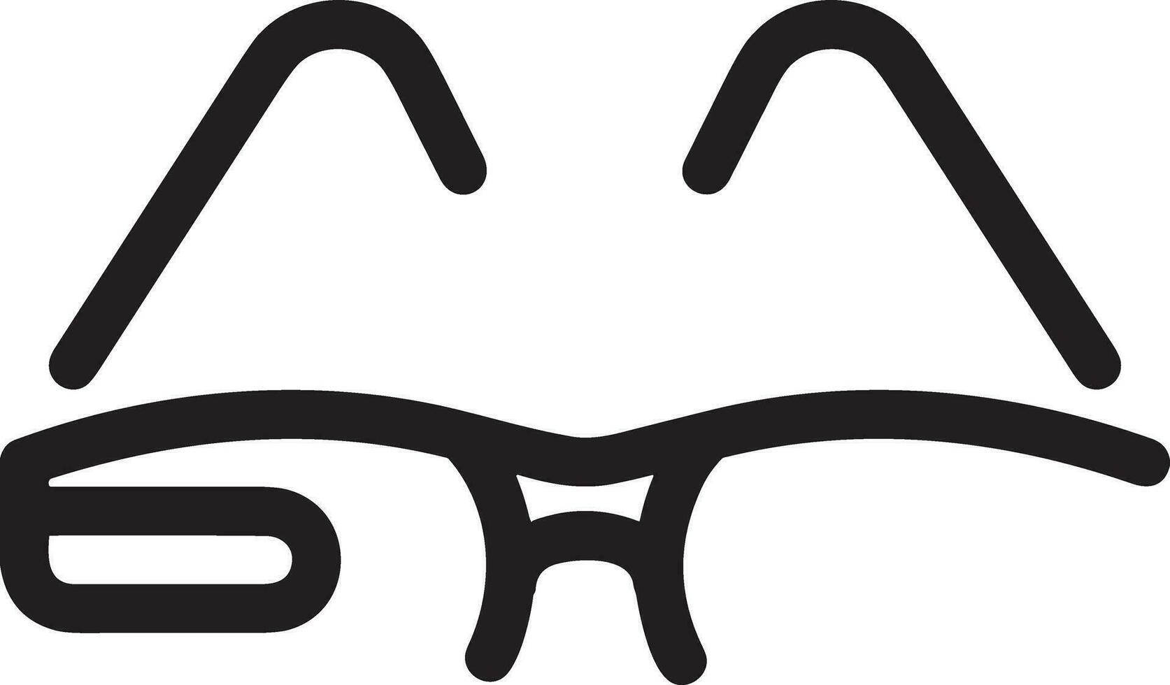 Brille optisch Symbol Symbol Bild Vektor. Illustration von Sonnenbrille Schutz Sehvermögen Grafik Design Bild vektor