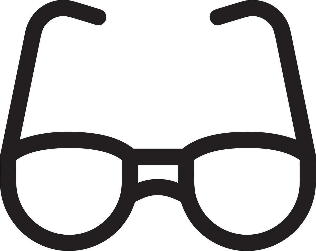 Brille optisch Symbol Symbol Bild Vektor. Illustration von Sonnenbrille Schutz Sehvermögen Grafik Design Bild vektor