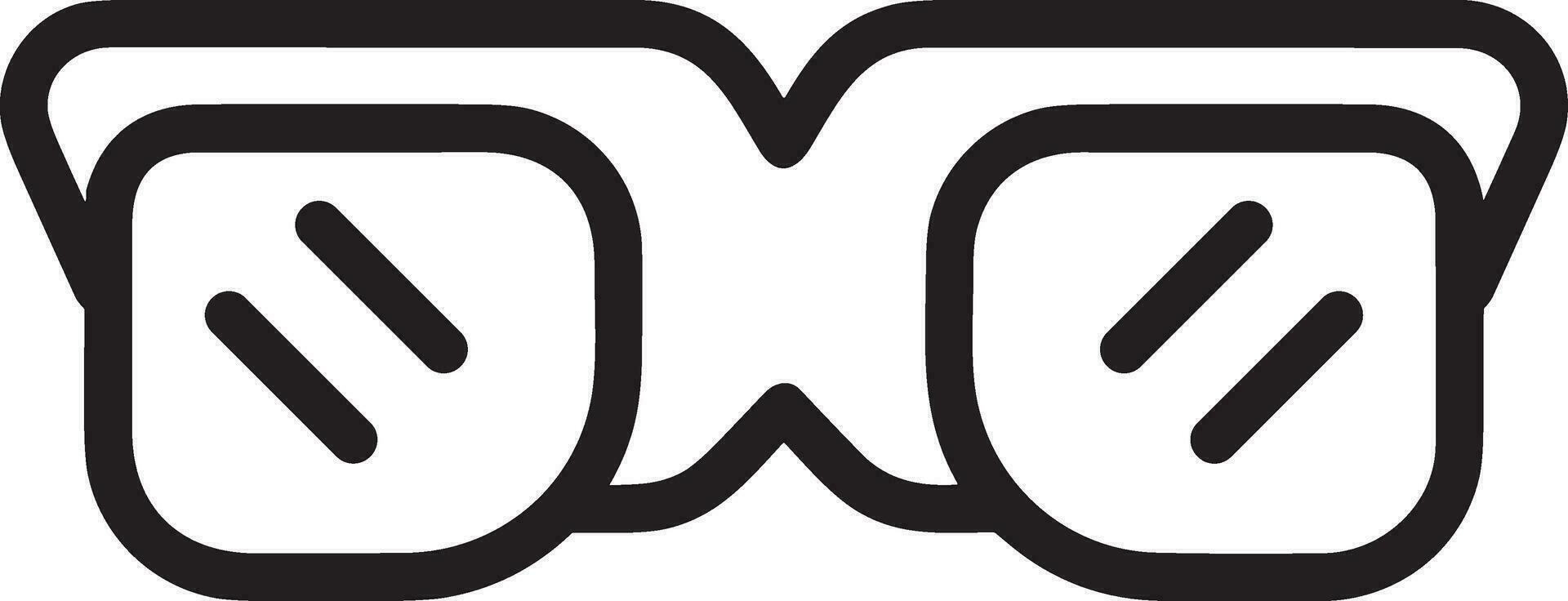 Brille optisch Symbol Symbol Bild Vektor. Illustration von Sonnenbrille Schutz Sehvermögen Grafik Design Bild vektor