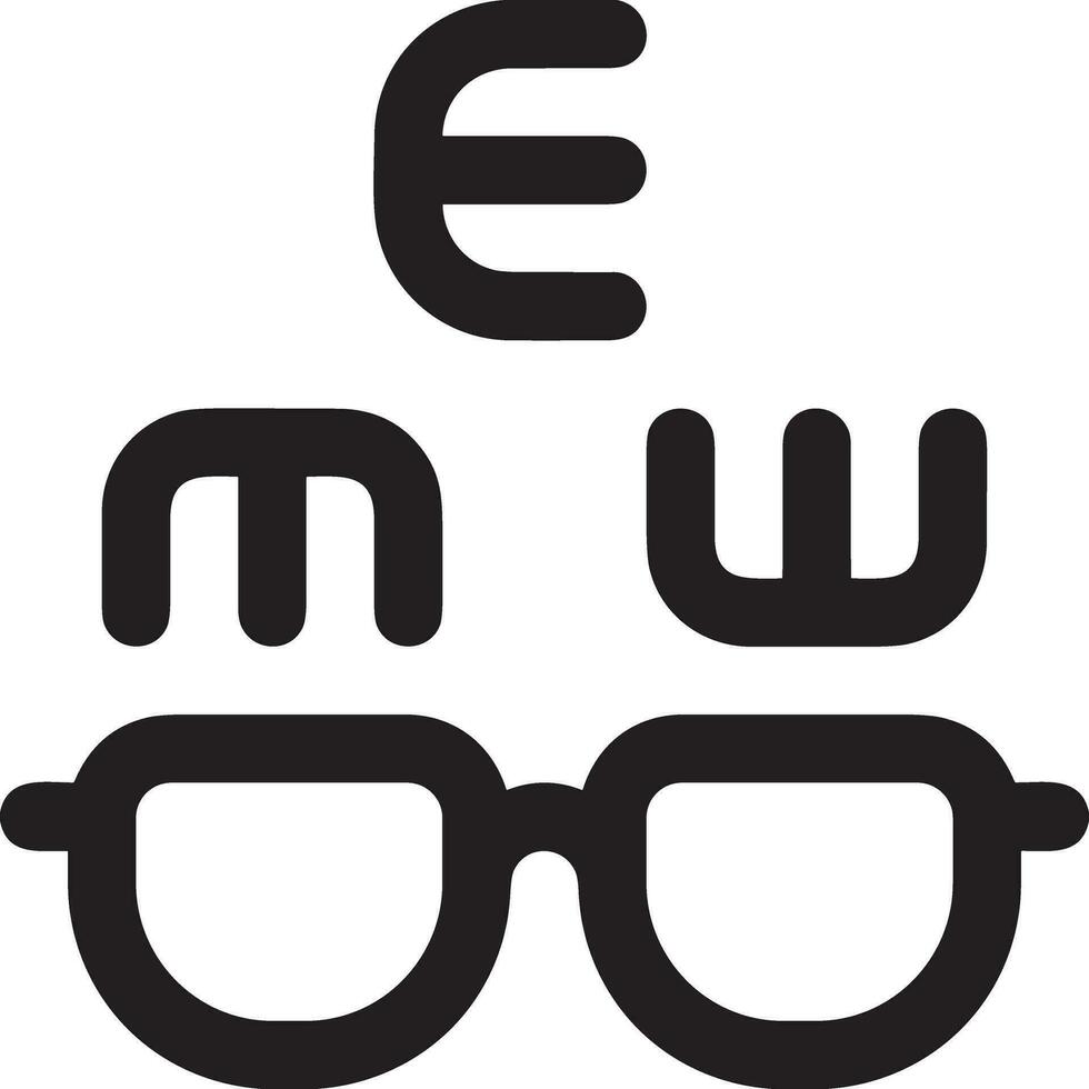 Brille optisch Symbol Symbol Bild Vektor. Illustration von Sonnenbrille Schutz Sehvermögen Grafik Design Bild vektor