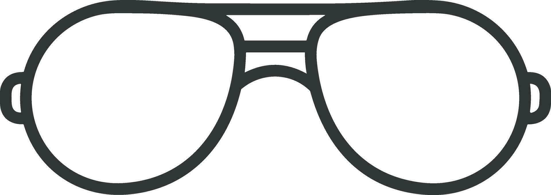 Brille optisch Symbol Symbol Bild Vektor. Illustration von Sonnenbrille Schutz Sehvermögen Grafik Design Bild vektor