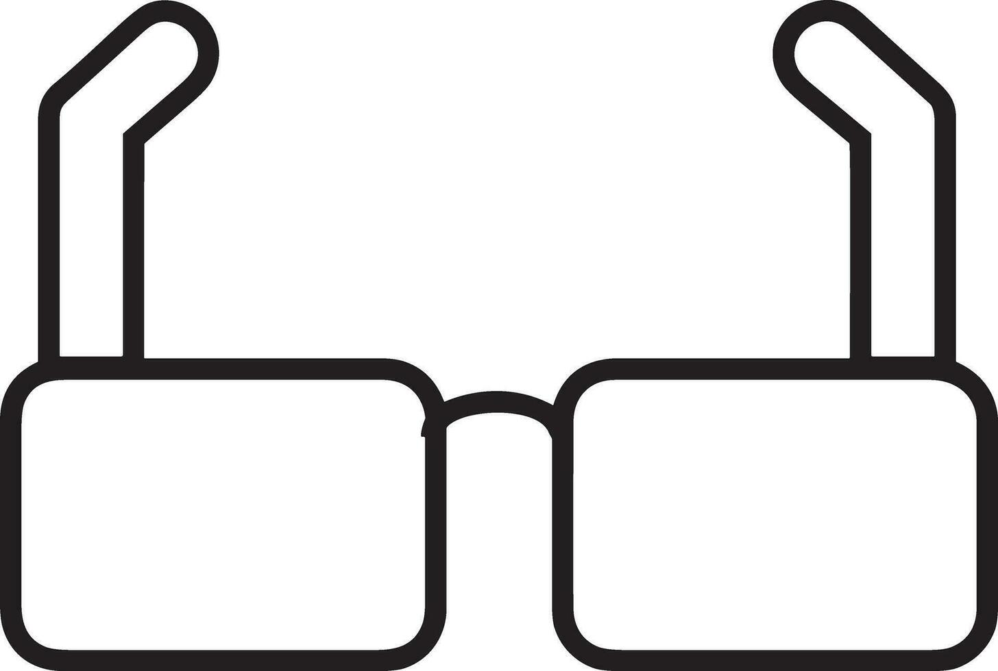 Brille optisch Symbol Symbol Bild Vektor. Illustration von Sonnenbrille Schutz Sehvermögen Grafik Design Bild vektor