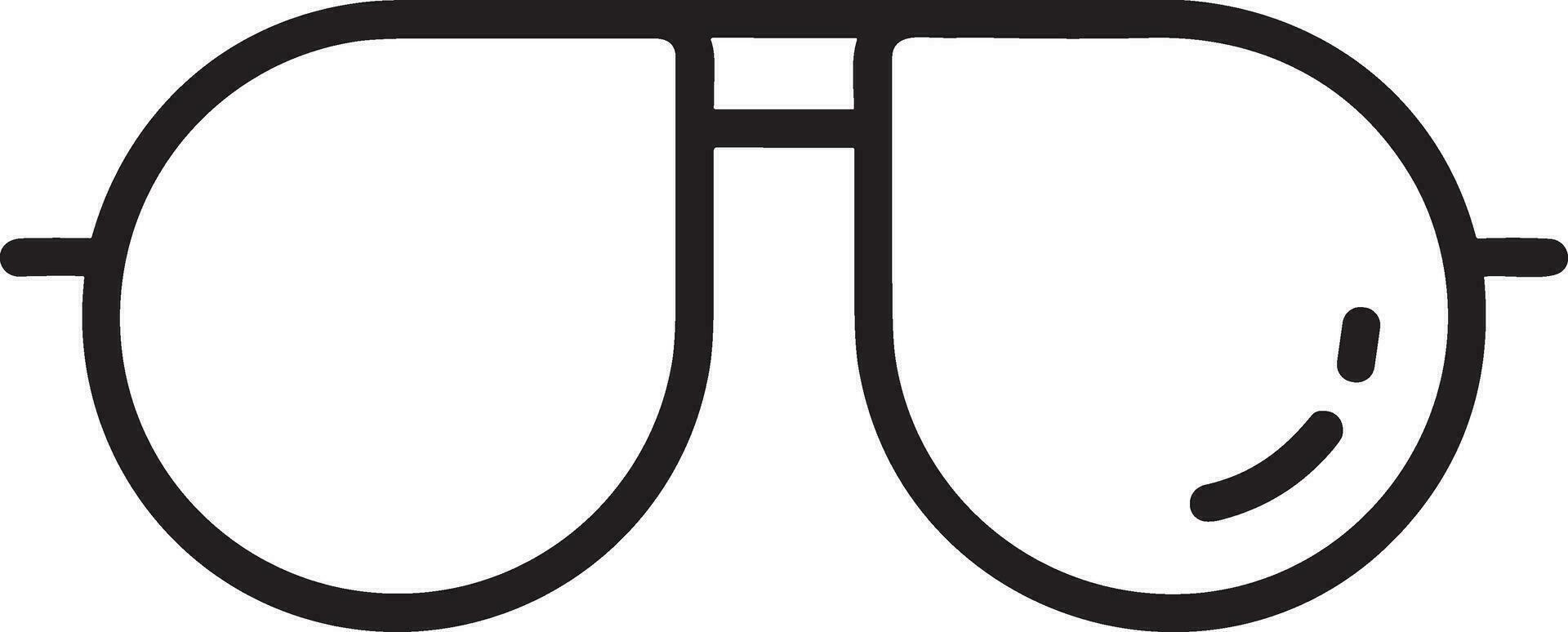 Brille optisch Symbol Symbol Bild Vektor. Illustration von Sonnenbrille Schutz Sehvermögen Grafik Design Bild vektor