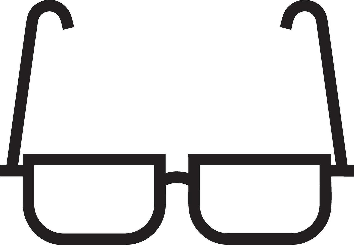 Brille optisch Symbol Symbol Bild Vektor. Illustration von Sonnenbrille Schutz Sehvermögen Grafik Design Bild vektor