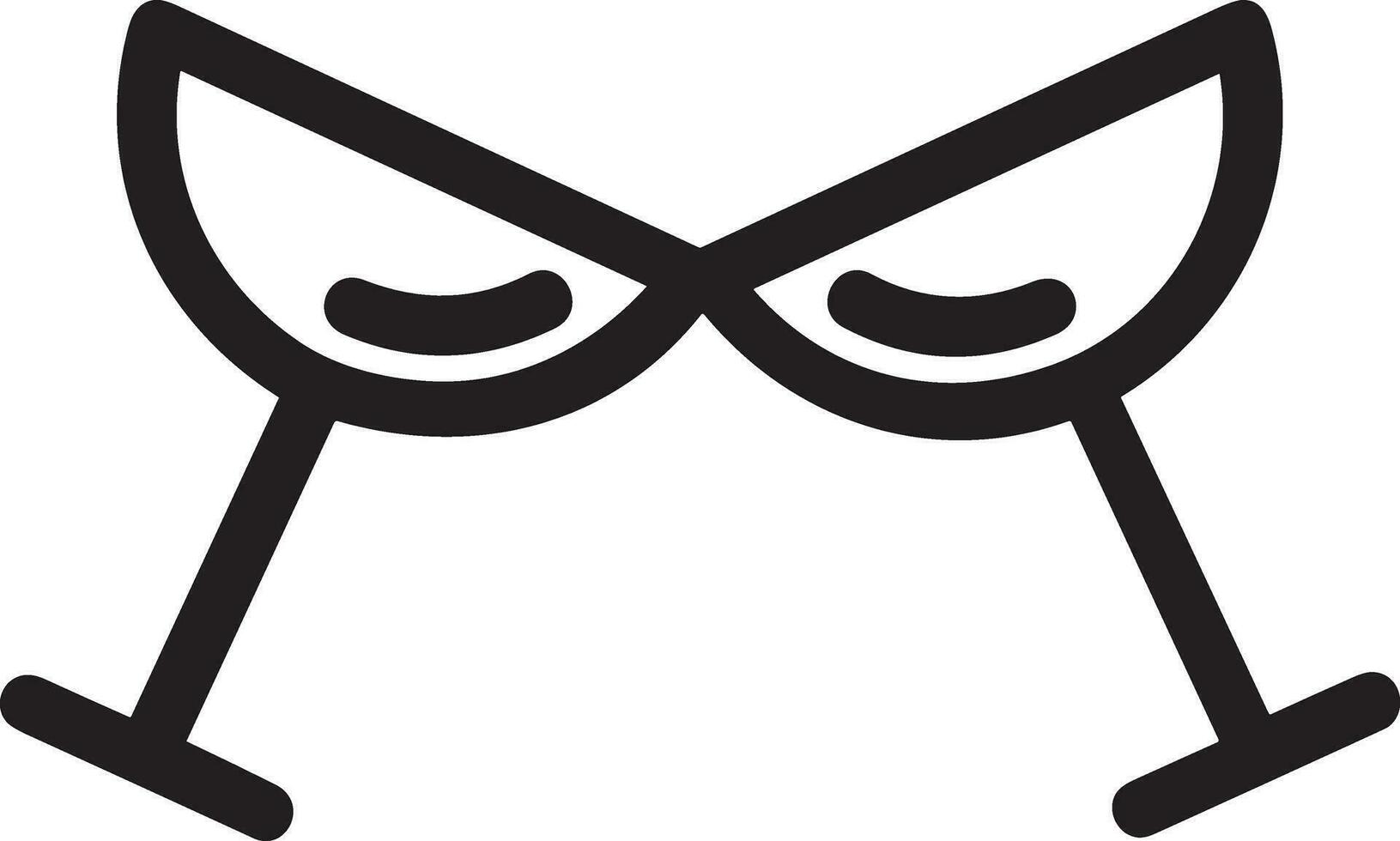 Brille optisch Symbol Symbol Bild Vektor. Illustration von Sonnenbrille Schutz Sehvermögen Grafik Design Bild vektor