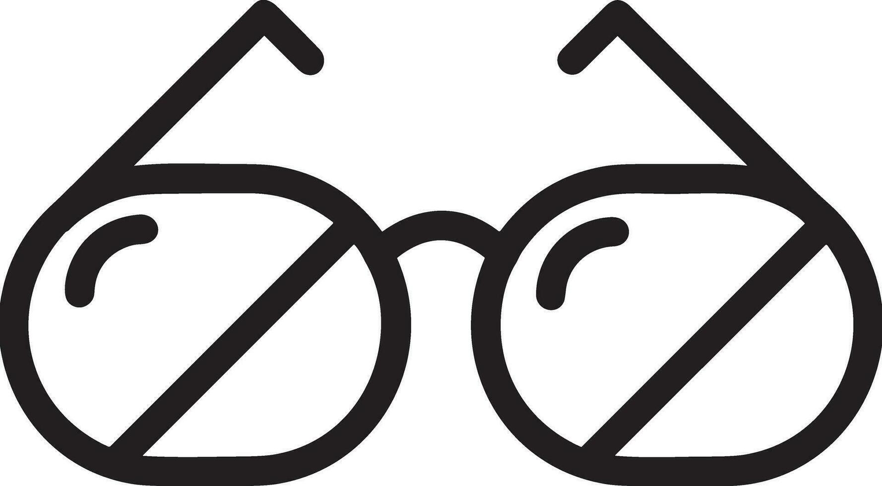 Brille optisch Symbol Symbol Bild Vektor. Illustration von Sonnenbrille Schutz Sehvermögen Grafik Design Bild vektor