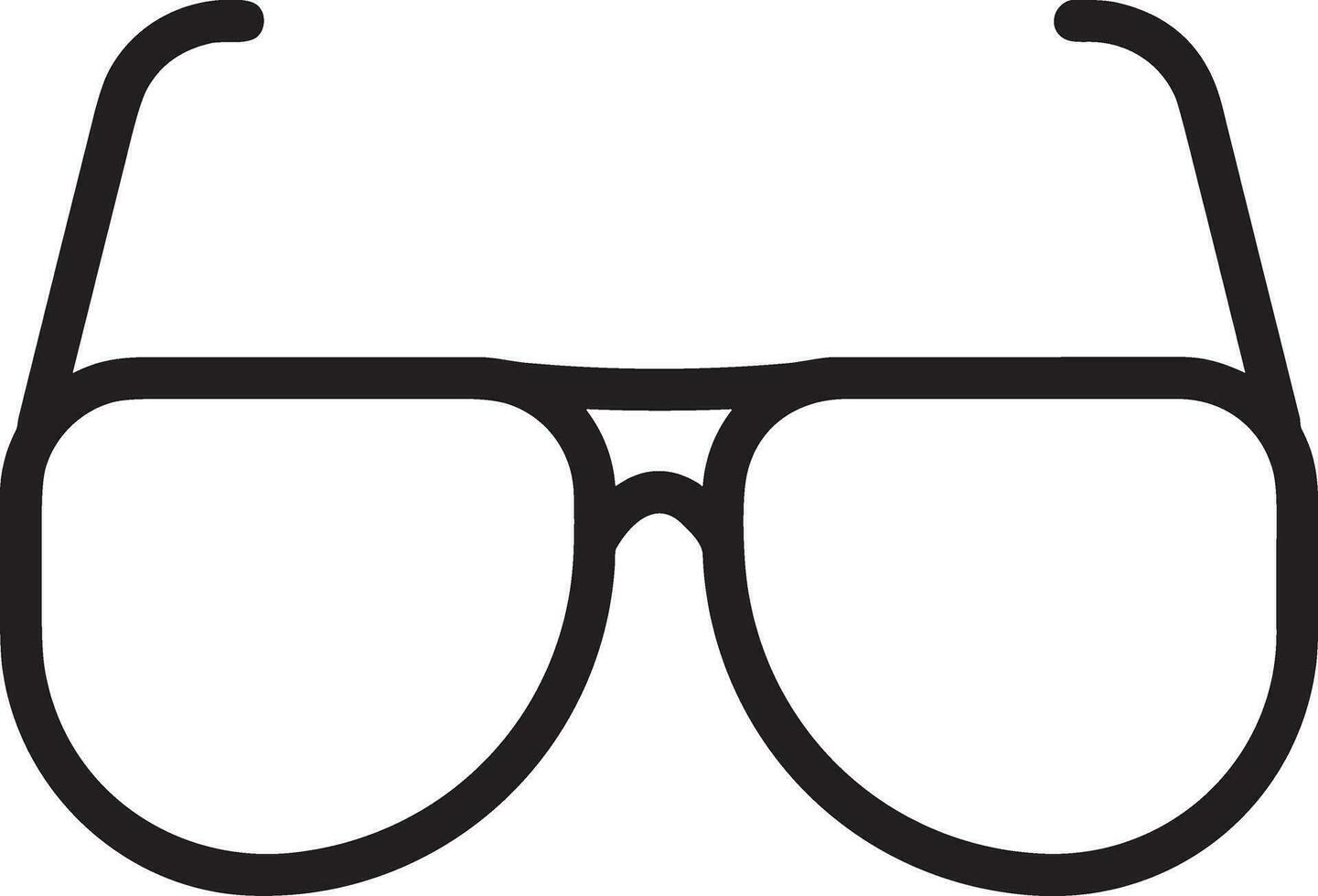 Brille optisch Symbol Symbol Bild Vektor. Illustration von Sonnenbrille Schutz Sehvermögen Grafik Design Bild vektor