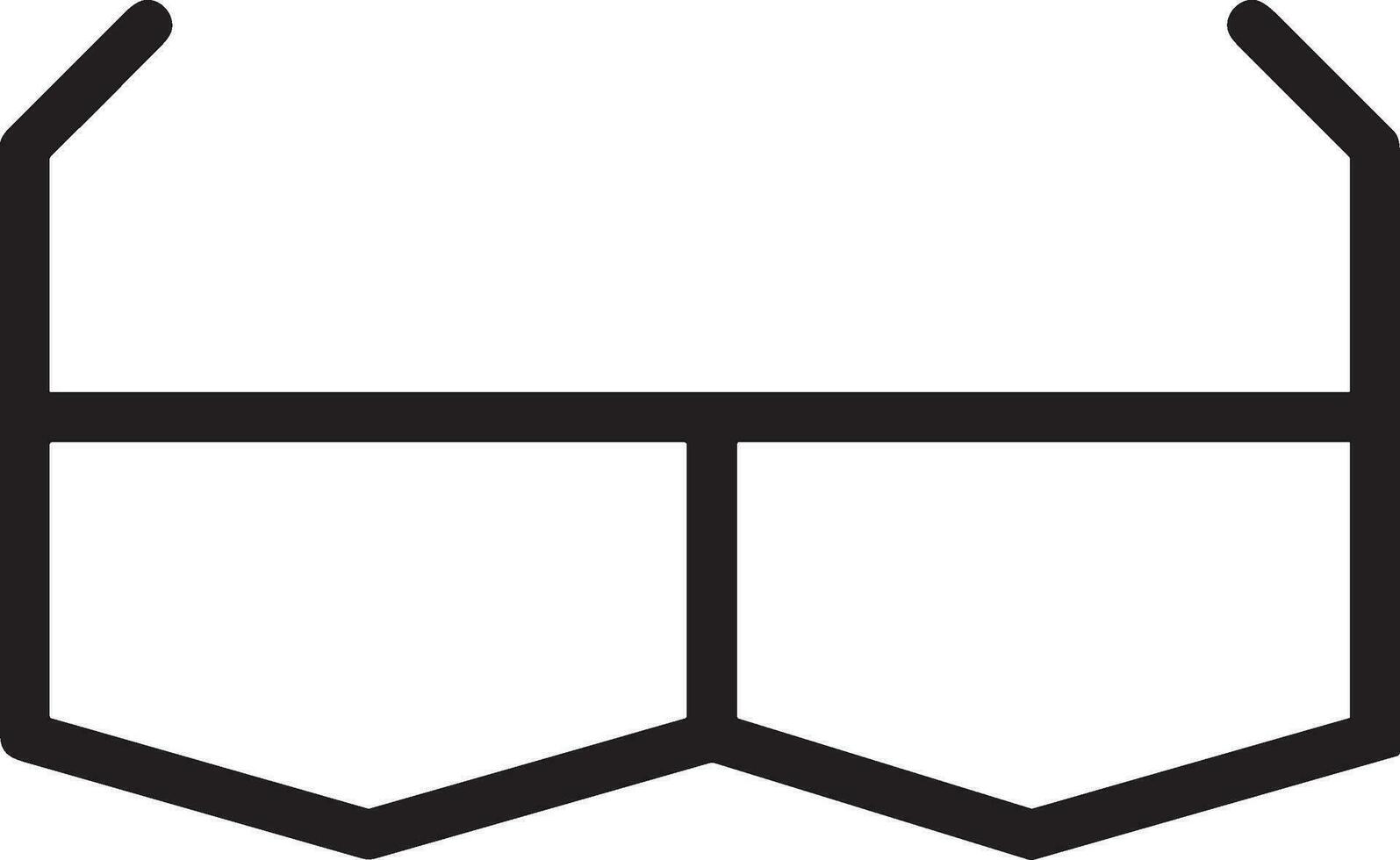 glasögon optisk ikon symbol bild vektor. illustration av solglasögon skydd syn grafisk design bild vektor