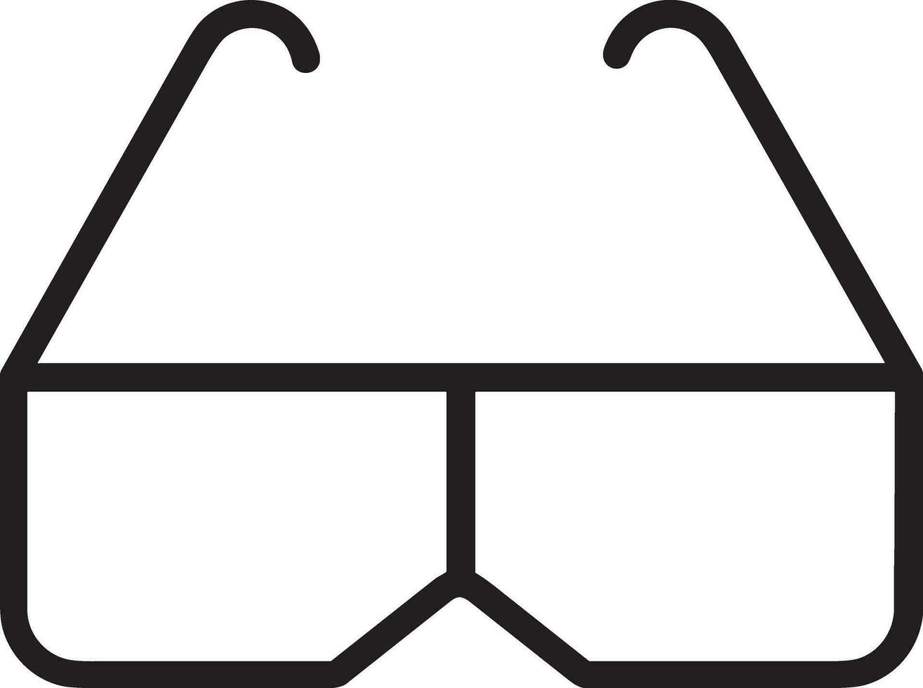 Brille optisch Symbol Symbol Bild Vektor. Illustration von Sonnenbrille Schutz Sehvermögen Grafik Design Bild vektor