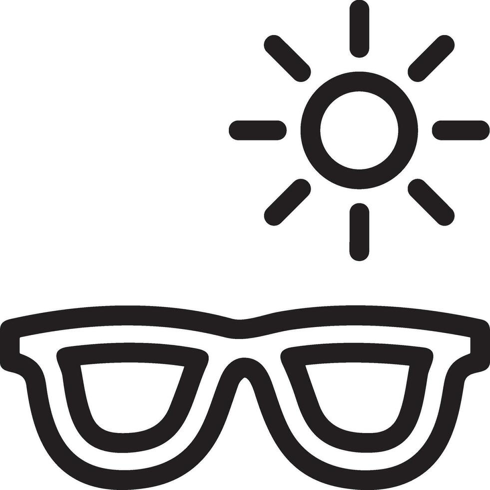 Brille optisch Symbol Symbol Bild Vektor. Illustration von Sonnenbrille Schutz Sehvermögen Grafik Design Bild vektor