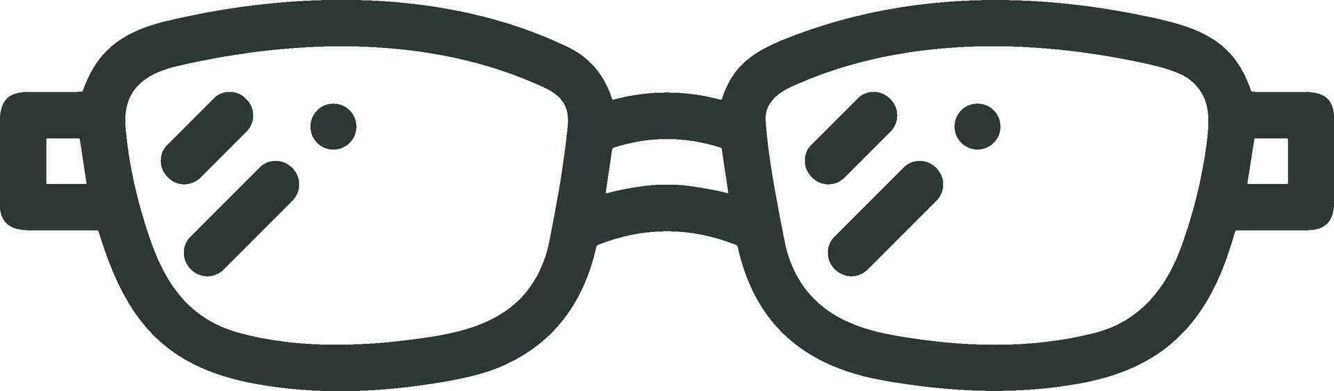 Brille optisch Symbol Symbol Bild Vektor. Illustration von Sonnenbrille Schutz Sehvermögen Grafik Design Bild vektor