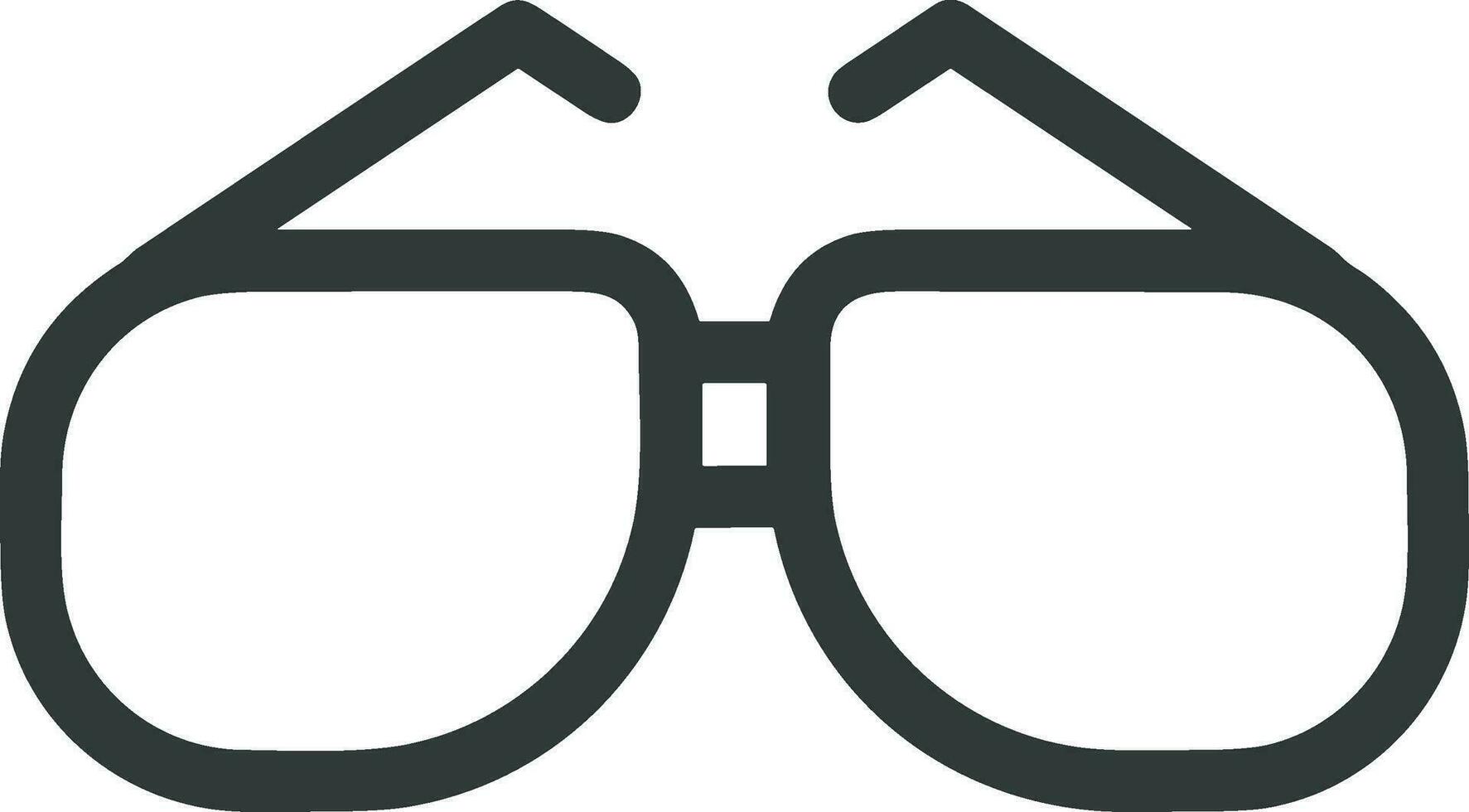 Brille optisch Symbol Symbol Bild Vektor. Illustration von Sonnenbrille Schutz Sehvermögen Grafik Design Bild vektor