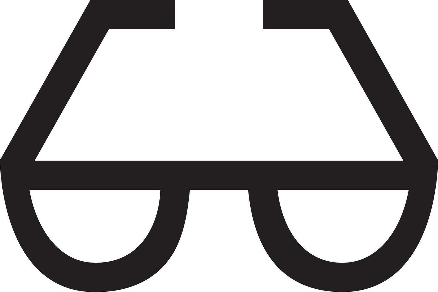 Brille optisch Symbol Symbol Bild Vektor. Illustration von Sonnenbrille Schutz Sehvermögen Grafik Design Bild vektor