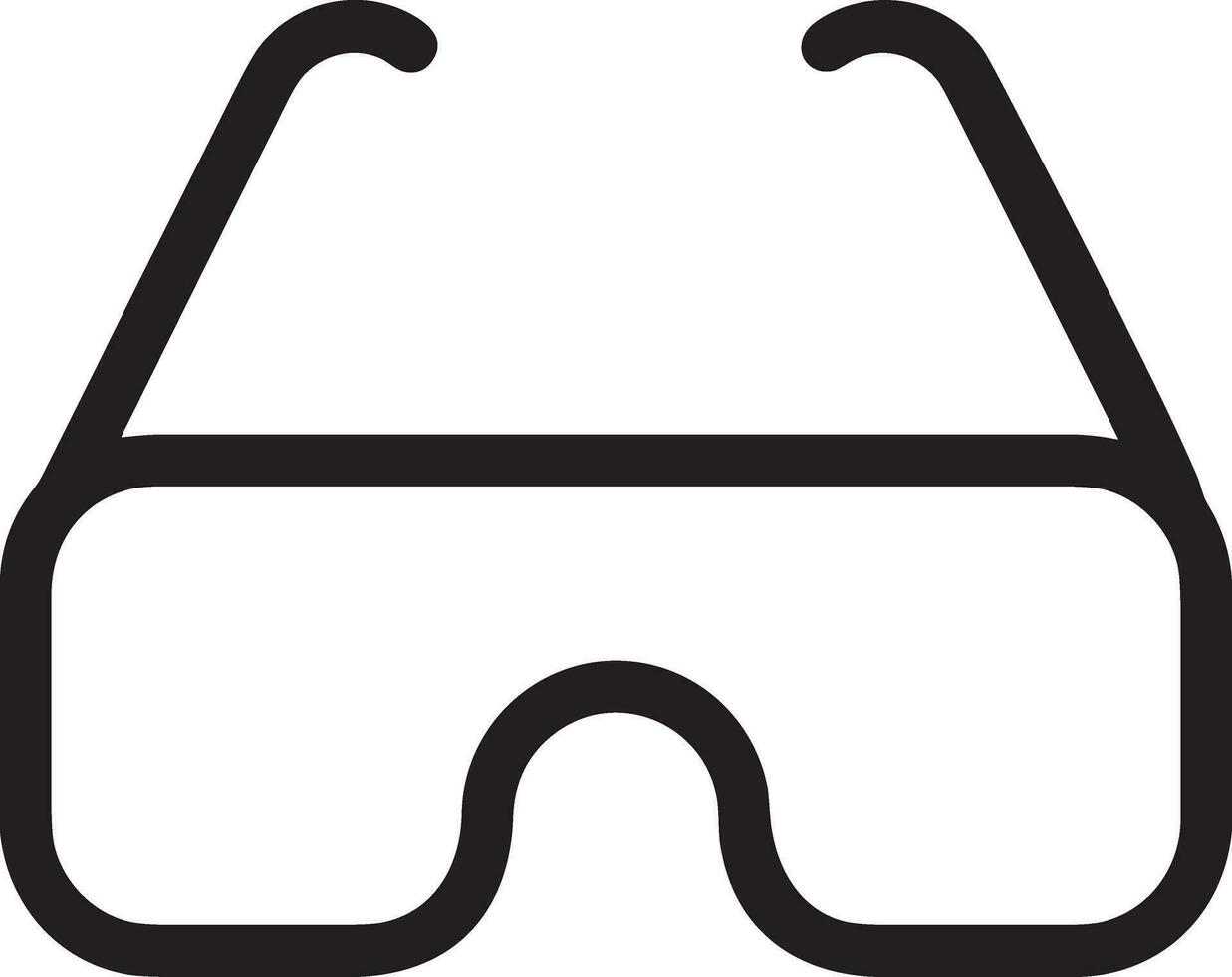 Brille optisch Symbol Symbol Bild Vektor. Illustration von Sonnenbrille Schutz Sehvermögen Grafik Design Bild vektor