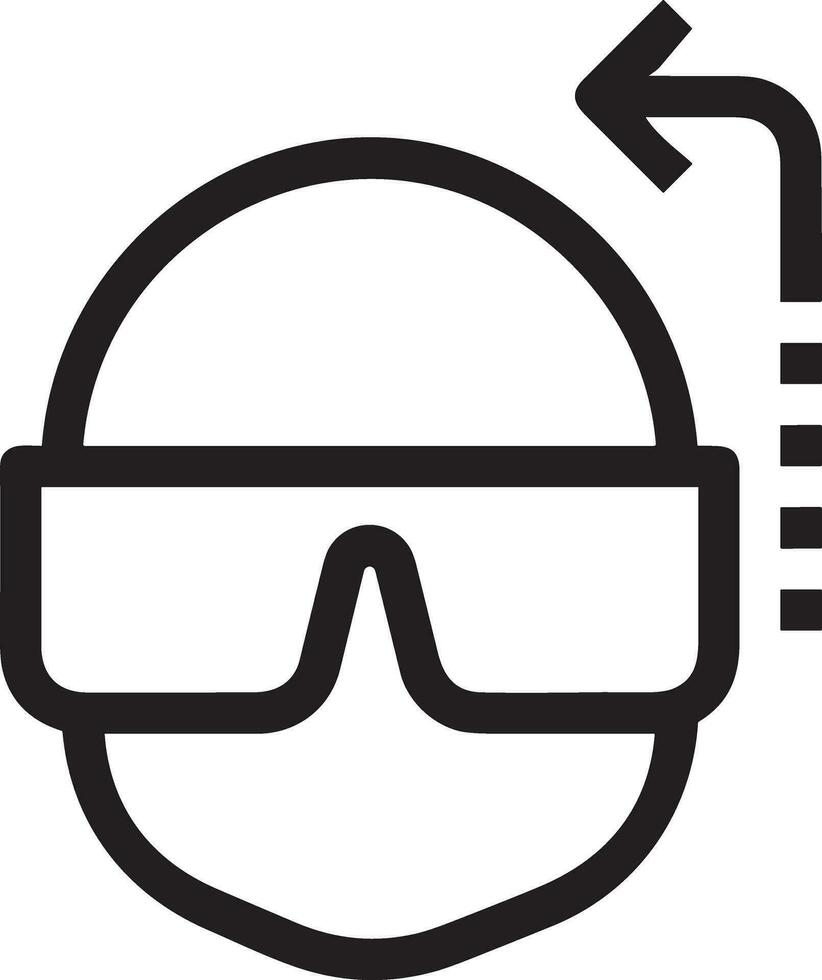 Brille optisch Symbol Symbol Bild Vektor. Illustration von Sonnenbrille Schutz Sehvermögen Grafik Design Bild vektor