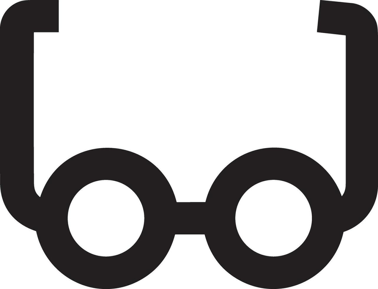 Brille optisch Symbol Symbol Bild Vektor. Illustration von Sonnenbrille Schutz Sehvermögen Grafik Design Bild vektor