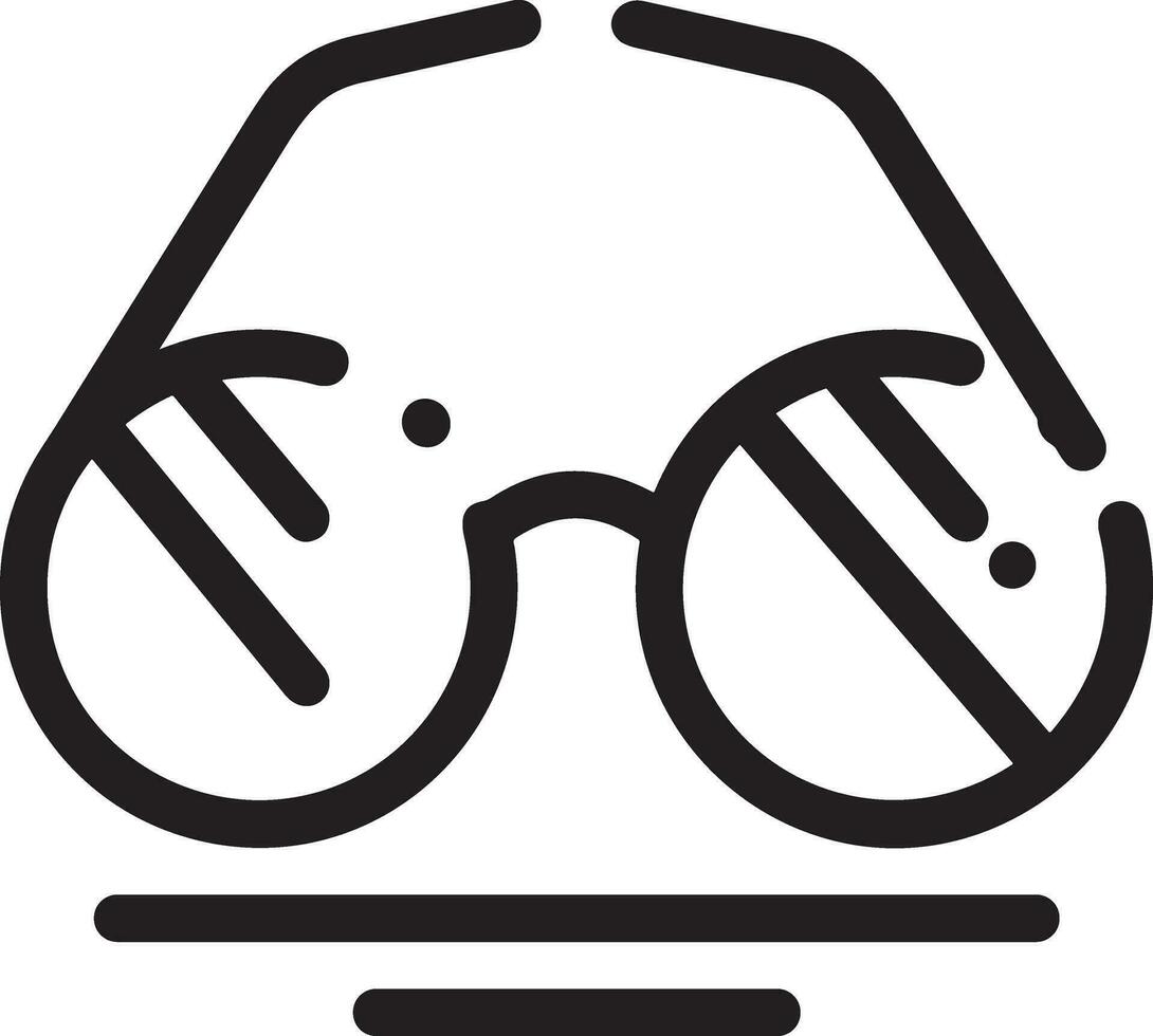 Brille optisch Symbol Symbol Bild Vektor. Illustration von Sonnenbrille Schutz Sehvermögen Grafik Design Bild vektor