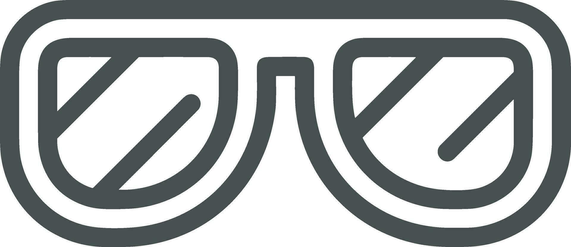 Brille optisch Symbol Symbol Bild Vektor. Illustration von Sonnenbrille Schutz Sehvermögen Grafik Design Bild vektor